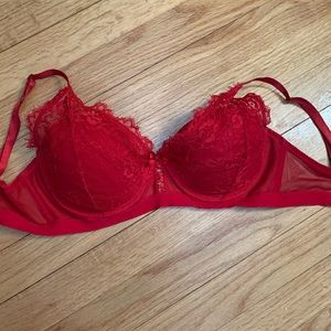 Red Lace bra